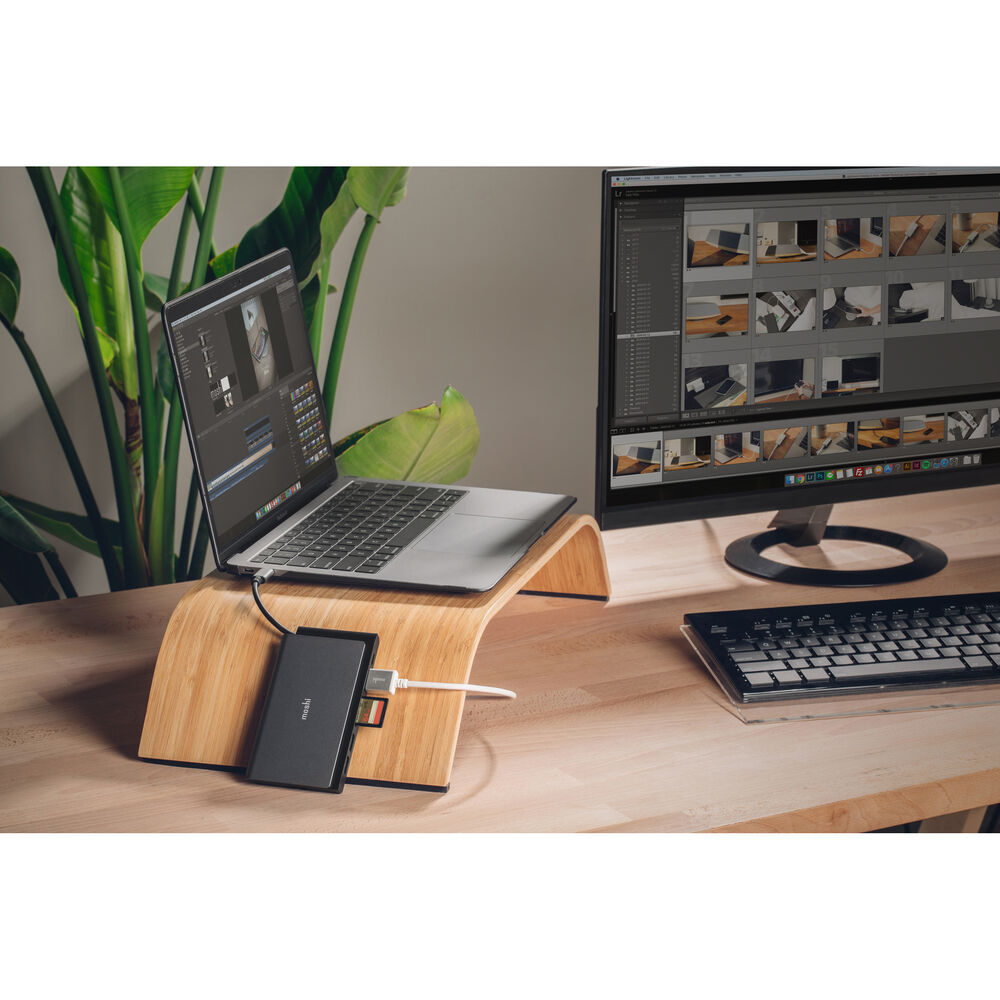 Портативный USB-хаб Moshi Symbus Mini 7-in-1. Порты: USB-C PD, HDMI, USB-A 3.1 Gen 1 x 2
